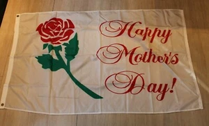 Muttertag Flagge ~ Rose ~ 3' x 5' ~ EUC - Bild 1 von 2