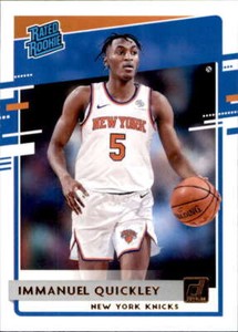 2020-21 Donruss #213 Immanuel Quickley RC Rookie New York Knicks Basketball Card