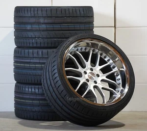 Breyton GTR Hyper Silver + Continental + RDK Kompletträder 22 Zoll BMW X5 F15 - Bild 1 von 7