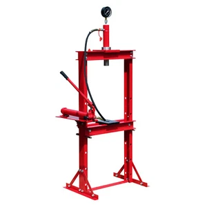TTWiltec Pressa idraulica da officina 12t professionale con manometro Cuscinetti - Picture 1 of 2