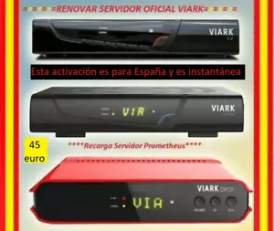 SPANA viark renovar todo tipo Renovar Servidor iks viark sat deco viark expira - Picture 1 of 2