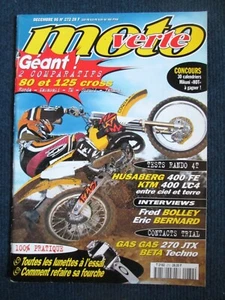 MOTO VERTE 272 Essai 125 HONDA CR KAWASAKI KX SUZUKI RM TM Bike Motorrad 1996 - Imagen 1 de 1