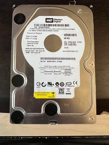 Western Digital WD5001ABYS WD RE2 500GB 7.2K 3Gb/s 16MB 3.5" SATA - Picture 1 of 2