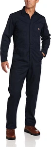 MEN'S SIZE 54/56 R DICKIES LONG SLEEVED Coverall W Chest Pockets NAVY - Picture 1 of 5