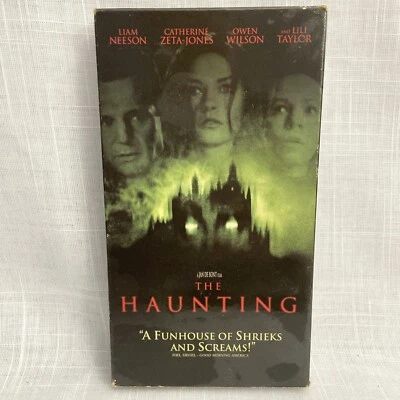 The Haunting (VHS, 1999) Liam Neeson, Catherine Zeta-Jones, Owen Wilson Foto 1 de 4