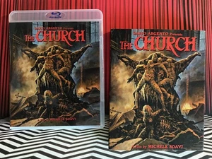 THE CHURCH (Blu-ray, 2-Disc) + SLIPCOVER & POSTER. Reg-FREE. HORROR. Scorpion - Picture 1 of 11