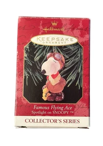VINTAGE HALLMARK 1999 FAMOUS FLYING ACE SPOTLIGHT ON SNOOPY SERIES Bob Siedler - Picture 1 of 8