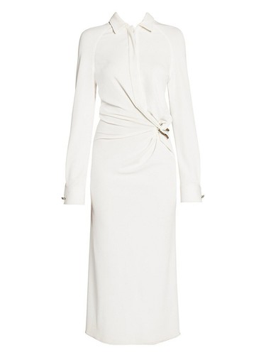 Abito camicia drappeggiato Bottega Veneta US6