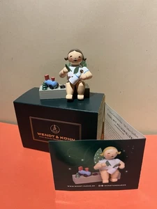 Wendt & Kühn Sonder Edition Engel 675 J. Grünhainichen+700 J.Seiffen Dunkel OVP - Bild 1 von 5