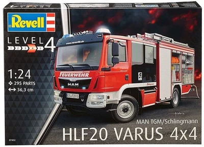 REVELL, MAN TGM Schlingmann HLF 20 Varus 4x4 pompier maquette à monter et à p... - Photo 1/4