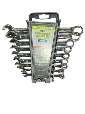 Pittsburgh Professional 9 Piece METRIC   Wrench Set vintage - Image 1 of 3