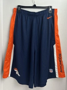 Denver Broncos Nike NFL On Field Apparel Dri-Fit Practice Team Shorts Mens XL - Picture 1 of 8