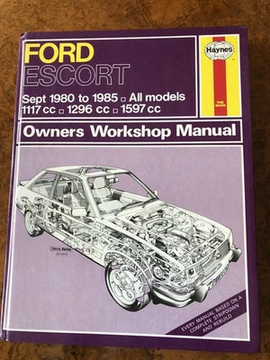 Haynes Workshop Manual for Ford Escort Petrol 1980-1985 1117cc 1296cc 1597cc - Image 1 of 2
