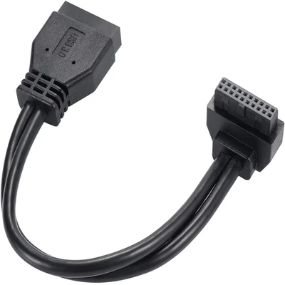 USB3 Frontpanel Splitter | 18cm 19-polig | Signalabschirmung - Bild 1 von 4