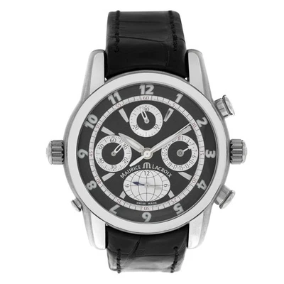 Maurice Lacroix Masterpiece Chrono Globe MP6398-SS001-330 Calendar GMT 41MM - Image 1 of 4