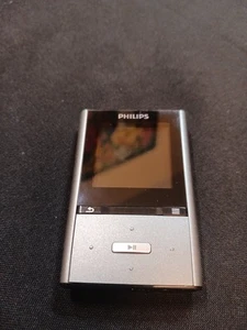 Philips GoGear Vibe 8 GB Reproductor MP3 Medios Digitales Gris FUNCIONA NECESITA BATERÍA NUEVA - Imagen 1 de 12
