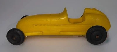 🔥1960 TOY RACING CAR🔥RARE Processed Plastics 500 Special VINTAGE Yellow KIDS - Image 1 of 4