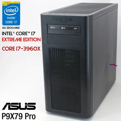 ASUS P9X79-PRO INTEL CORE i7 3960X COMPUTER PC 256GB SSD 8GB RAM WINDOWS 10 11 - Bild 1 von 4