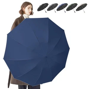 Travel Folding Golf Umbrella 10 Ribs Automatic Open/Close,Lightweight Portable - Picture 1 of 7