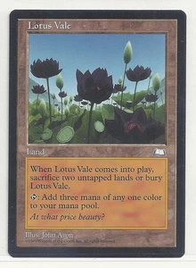 MTG MIRAGE 1x NM/NM- Lotus Vale Magic the Gathering Card Add 3 Mana of Any Color - Picture 1 of 2