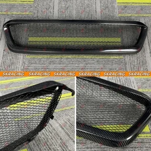 Carbon Fiber/Gloss Black Front Bumper Grille For SUBARU WRX STI SEDAN 2015-2017 - Imagen 1 de 30