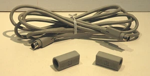 Apple 590-0413-A zwei Meter LocalTalk Netzwerkkabel + zwei 519-0302-a Stecker - Bild 1 von 2