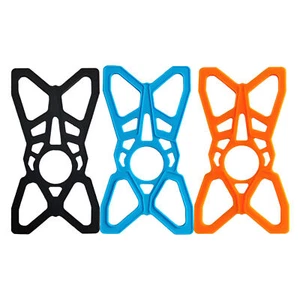 Phone Mount X Holder Grip Tether Rubber Strap Silicone Security Bands - Picture 1 of 15