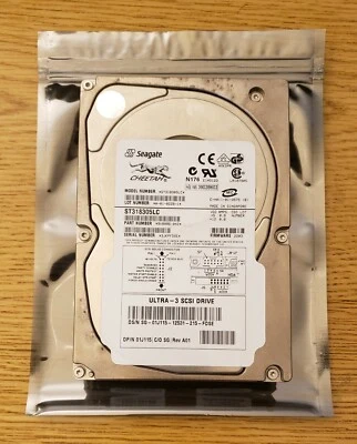 Ultra SCSI Hard Drive | Wide Ultra-2 SCSI HDD - Seagate Cheetah - Compaq - Image 1 of 4