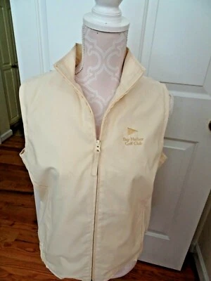 Chaleco de golf con cremallera completa E&P PRO para mujer talla pequeña amarillo pálido-Bay Harbor Foto 1 de 4