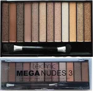 Nude Palette Eyeshadow Technic 12 Shades Naked Brown Natural Smokey Mega Nude #3 - Picture 1 of 6