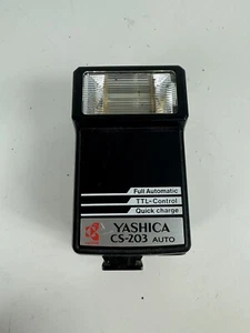 TESTED Yashica CS-203 Shoe Mount Camera Flash - Picture 1 of 2
