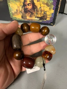 Free People - Large Stone Elastic band beaded Bracelet W/ tag #2 - Picture 1 of 7