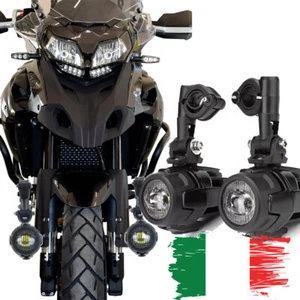 PER TRK 502 X 702 X HONDA NC 750 X FARI SUPPLEMENTARI FARETTI MOTO FENDINEBBIA - Imagen 1 de 7
