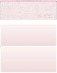500 Blank Check Stock Paper - Check on top Model 6589- Marble -Burgundy - Picture 1 of 1