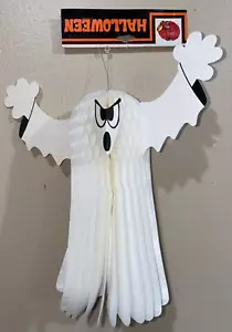 VINTAGE Halloween Waben Geist Hängedeko 80er 90er 10" (ToteRR) - Bild 1 von 6