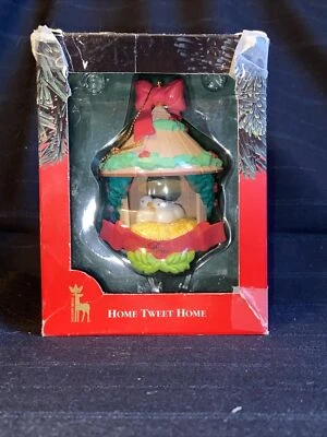 Santas Best Christmas Tree Ornament 1st Edition 1991 Home Tweet Home In Box - Image 1 of 4