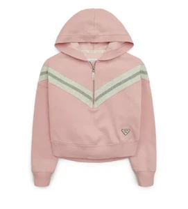 New $40.00 LIMITED TOO Girls Stylish Fashion Half-Zip Hooded Sweatshirt Size: 10 - Picture 1 of 2