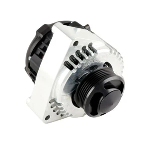 CBM-250-GM-R-ALT-BLK CBM 250AMP HIGH OUTPUT BILLET LS ALTERNATOR W/PULLEY - Picture 1 of 3