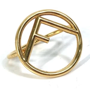 FENDI FF Bracelet accessories Bangle Gold Plated Gold - Picture 1 of 6