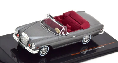Mercedes Benz 280 Se W111 Roadster 1969 Grey Metal Ixo Clc457n.22 1:43 - Image 1 of 3