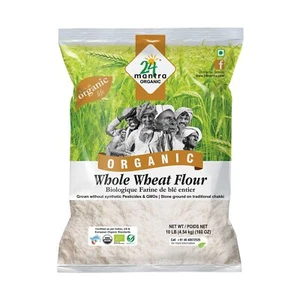 24 Mantra Organic Whole Wheat Flour (Atta) - 10 Lbs - Picture 1 of 1