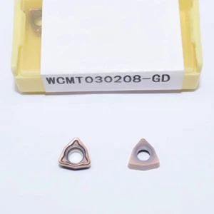 10PCS WCMX030208-GD CNC Carbide Blade Drill Inserts WCMX03 For Hardware - Picture 1 of 4