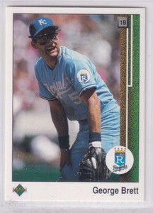 George Brett 1989 Upper Deck #215 Royals {0410