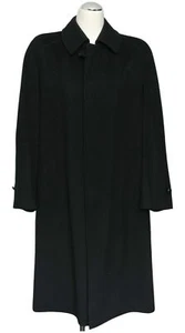 Bugatti Men's Wool Coat 25 Blue Dark Blue Single Row Long Virgin Wool - Picture 1 of 5