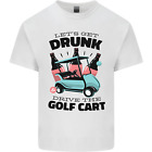 Drunk & Drive the Golf Cart Funny Golfer Mens Cotton T-Shirt Tee Top