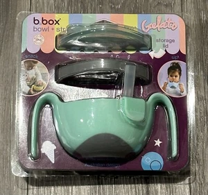 B.BOX Cuenco + Pajita Niños Snack & Sip Bowl Pistacho Verde 6m+ Nuevo Sellado - Imagen 1 de 4