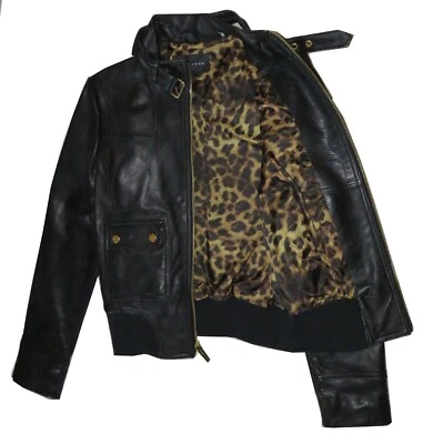 Chaqueta de cuero roja para mujer Sean John Foto 1 de 4