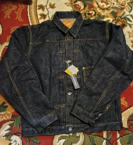 Samurai Jeans S0555VX 17oz Zero Selvedge Denim Jacket Size38-46 Japan - Picture 1 of 10