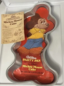 Vintage Disney Mickey Mouse Cake Pan Full Body 1978 Wilton Unused - Picture 1 of 7
