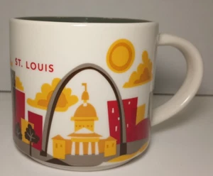 St. Louis Starbucks Coffee Tea Mug 2013 You Are Here 14oz - Picture 1 of 7